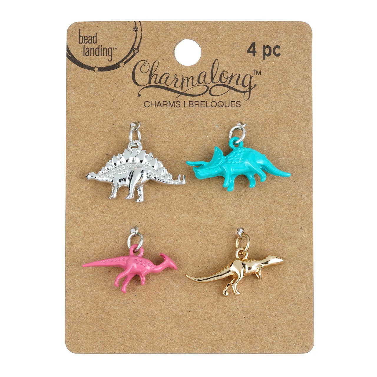 Charmalong&#x2122; Dinosaur Charms by Bead Landing&#x2122;